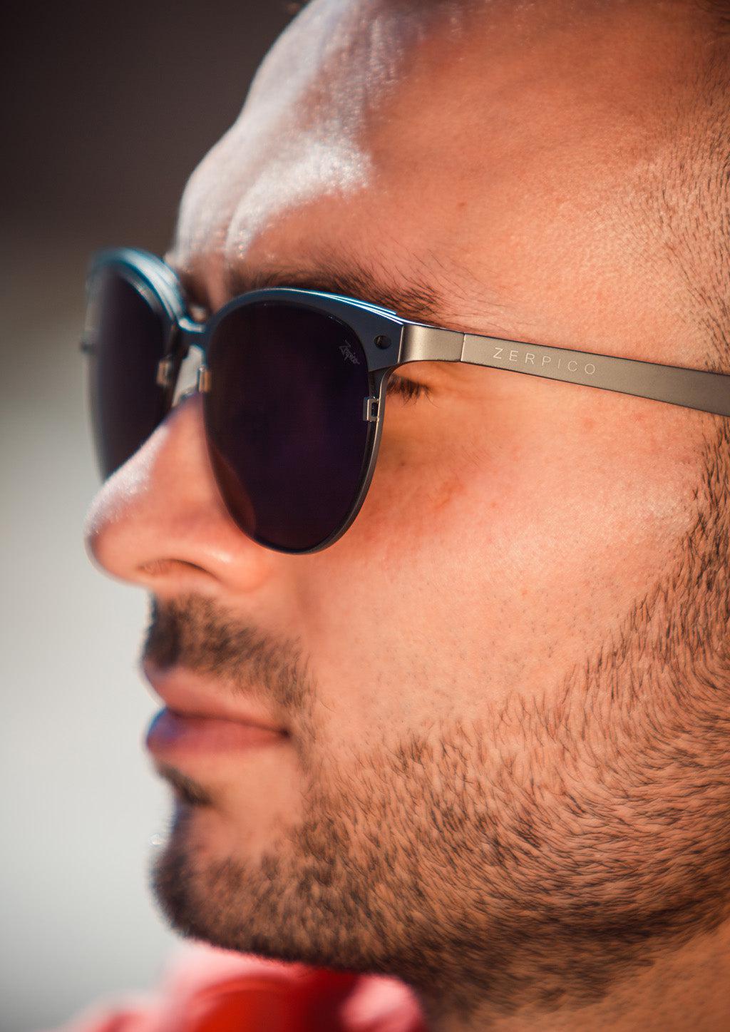 Titanium Clubmasters - V2 - Changeable Lenses